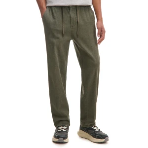 Cropp - Ciemnozielone spodnie typu regular jogger - zielony