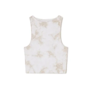 Cropp - Crop top z efektem acid wash - wielobarwny