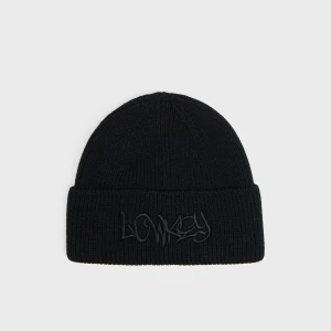 Cropp - Czapka beanie z haftowanym napisem - czarny
