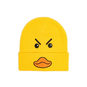 Cropp - Czapka beanie z motywem kaczki - żółty