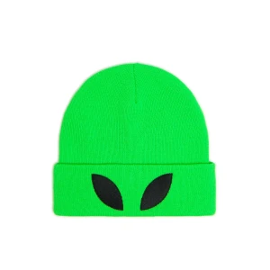 Cropp - Czapka beanie z motywem ufo - zielony