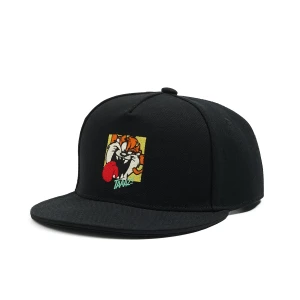 Cropp - Czapka snapback z naszywką Diabła Tasmańskiego - czarny