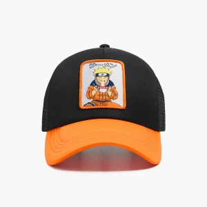 Cropp - Czapka truckerka z naszywką Naruto - pomarańczowy