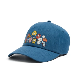 Cropp - Czapka z daszkiem i nadrukiem BT21 - granatowy