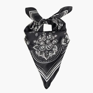 Cropp - Czarna bandana ze wzorem - czarny