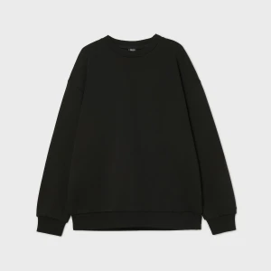 Cropp - Czarna bluza basic - czarny