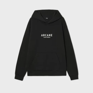 Cropp - Czarna bluza hoodie Arcane - czarny
