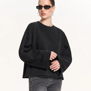 Zdjęcie produktu Cropp - Czarna bluza oversize - czarny