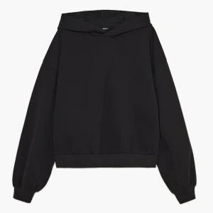 Cropp - Czarna bluza oversize z kapturem - czarny