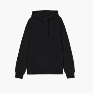 Cropp - Czarna bluza regular z kapturem - czarny