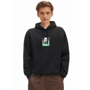 Cropp - Czarna bluza z bobrem - czarny