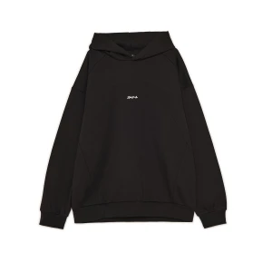 Cropp - Czarna bluza z haftowanym napisem - czarny