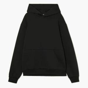 Cropp - Czarna bluza z kapturem - czarny