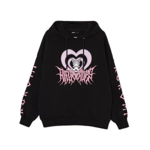 Cropp - Czarna bluza z kapturem Kuromi - czarny