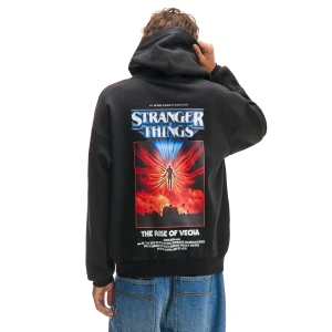 Zdjęcie produktu Cropp - Czarna bluza z kapturem Stranger Things - czarny