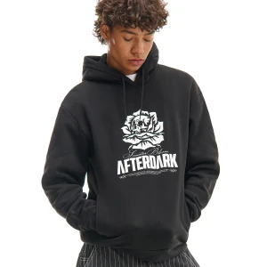 Cropp - Czarna bluza z motywem czaszki w róży - czarny