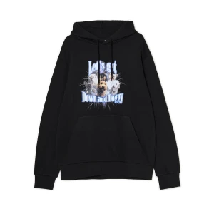 Cropp - Czarna bluza z psami UNISEX - czarny