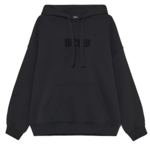Cropp - Czarna bluza z uszami kota - czarny