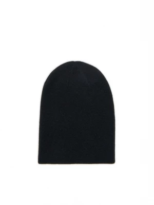 Cropp - Czarna czapka basic beanie - Czarny