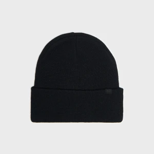 Cropp - Czarna czapka beanie basic - czarny