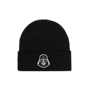 Cropp - Czarna czapka beanie Darth Vader Star Wars - czarny