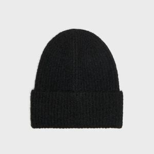 Cropp - Czarna czapka beanie z domieszką wełny - czarny