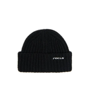 Cropp - Czarna czapka beanie z napisem - czarny