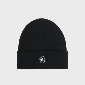 Cropp - Czarna czapka beanie z naszywką bili - czarny
