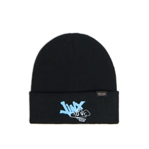 Zdjęcie produktu Cropp - Czarna czapka beanie z naszywką Jinx Arcane - czarny