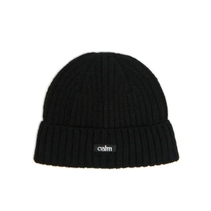 Cropp - Czarna czapka z dodatkiem wełny - czarny