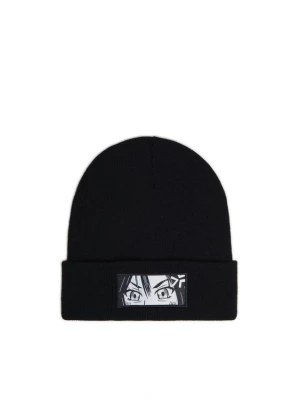 Cropp - Czarna czapka z motywem anime - Czarny