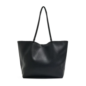 Cropp - Czarna duża torebka - czarny