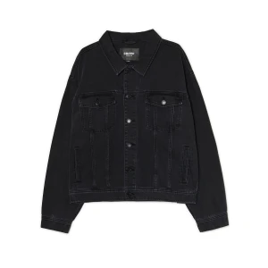 Cropp - Czarna jeansowa katana z efektem sprania - czarny