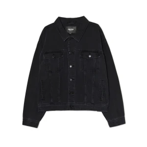 Cropp - Czarna jeansowa katana z efektem sprania - czarny