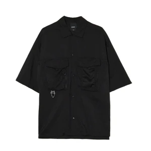 Cropp - Czarna koszula boxy techwear - czarny