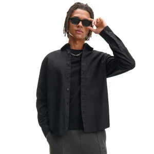 Cropp - Czarna koszula regular - czarny