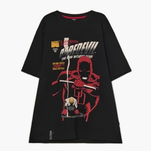 Cropp - Czarna koszulka Daredevil - czarny