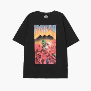 Zdjęcie produktu Cropp - Czarna koszulka Doom - czarny