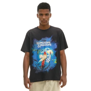 Cropp - Czarna koszulka Dungeons & Dragons - czarny