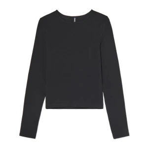 Cropp - Czarna koszulka longsleeve - czarny