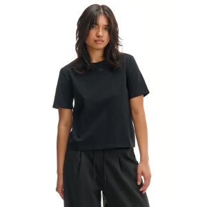 Cropp - Czarna koszulka oversize - czarny