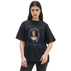 Cropp - Czarna koszulka Pamiętniki Wampirów - czarny