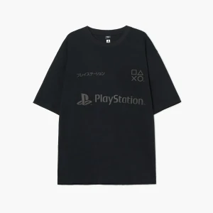 Cropp - Czarna koszulka Playstation - czarny
