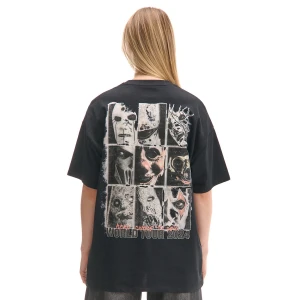 Cropp - Czarna koszulka Slipknot - czarny