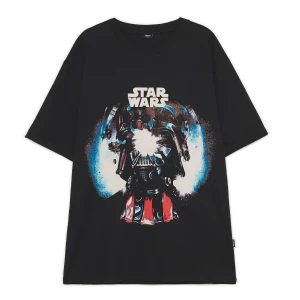 Cropp - Czarna koszulka Star Wars - czarny