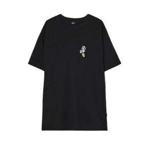 Cropp - Czarna koszulka z kawą i duchem - czarny