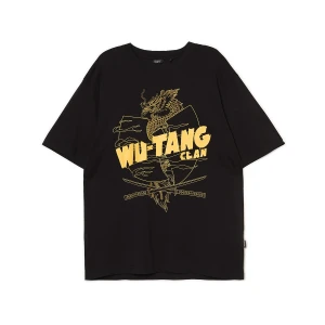 Zdjęcie produktu Cropp - Czarna koszulka z nadrukiem Wu Tang Clan - czarny