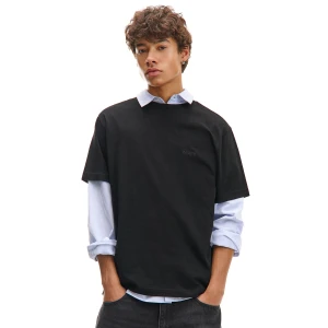 Cropp - Czarna koszulka z naszywką Cropp - czarny