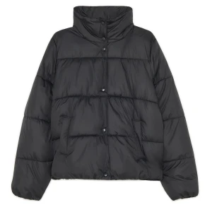 Cropp - Czarna kurtka puffer - czarny