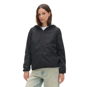 Cropp - Czarna kurtka z regulowanym kapturem - czarny